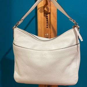 Kate Spade white Polly medium convertible shoulder bag w crossbody strap